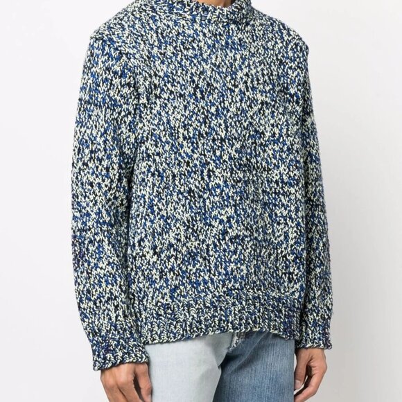 Maison Margiela: Handmade Wool Mouline Knit Stitch Embroidered Sweater SS22 - Picture 15 of 16